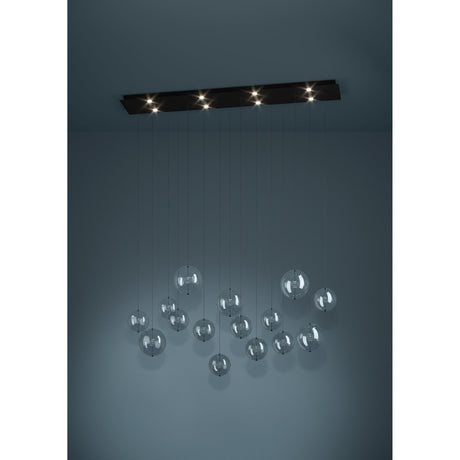 Espardello Bubble Cluster Pendant Light - Black