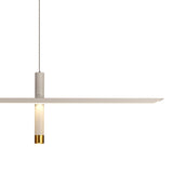 Esparta  LED Linear Suspension Light 30W 3000K - White & Gold