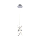 Espirales LED Pendant Light 12W 3000K – Silver & Polished Chrome