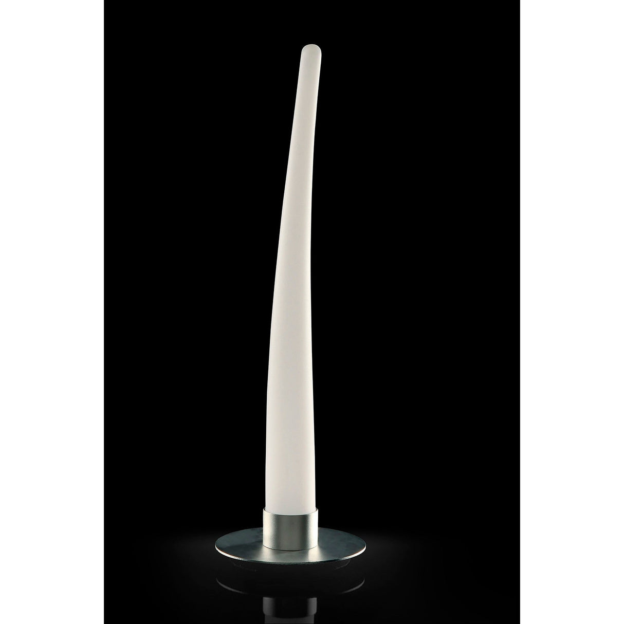 Estalacta 1 Light Table Lamp - Silver/Opal White
