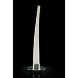 Estalacta 1 Light Table Lamp - Silver/Opal White