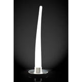 Estalacta 1 Light Table Lamp - Silver/Opal White