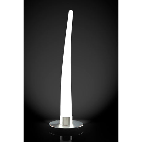 Estalacta 1 Light Table Lamp - Silver/Opal White
