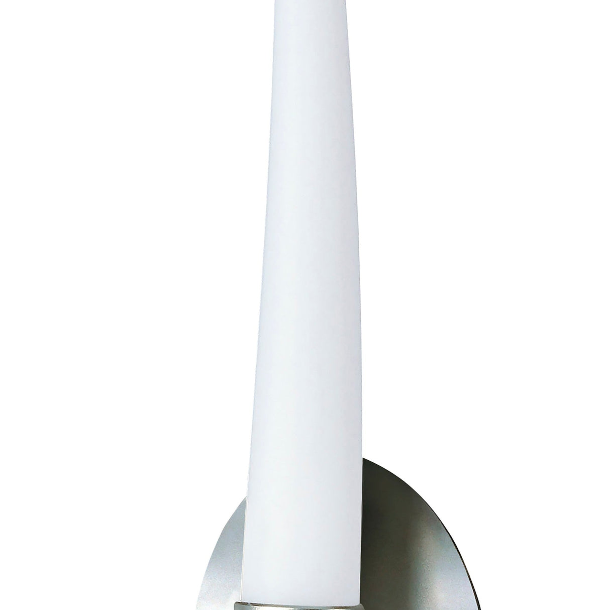 Estalacta 1 Light Bathroom Wall Light - Silver/Opal White