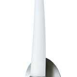 Estalacta 1 Light Bathroom Wall Light - Silver/Opal White