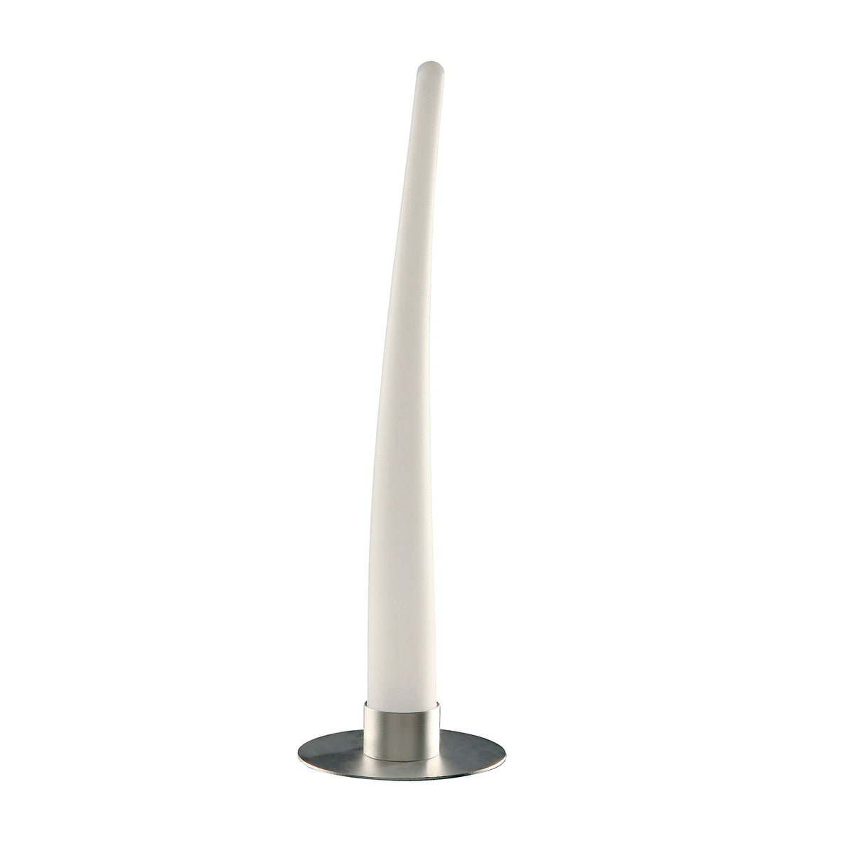 Estalacta 1 Light Outdoor Table Lamp - Silver/Opal White