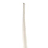 The Estalacta 1 Light Large Outdoor Floor Lamp in Silver & Opal White features a sleek, sculptural design, bringing modern elegance to any outdoor space while providing stylish illumination.