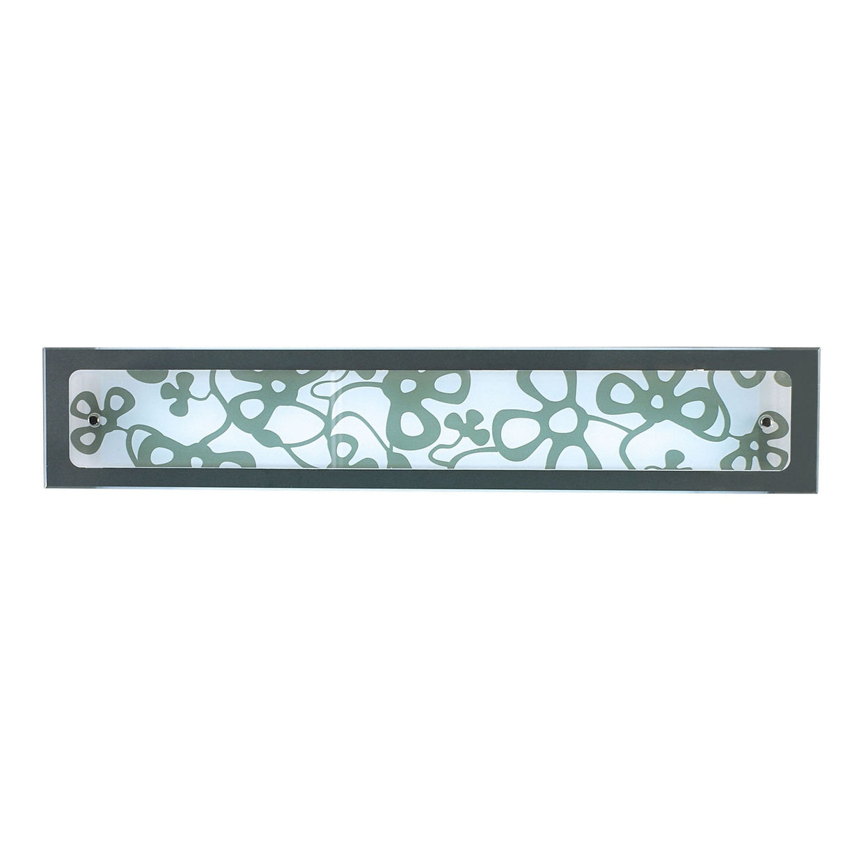 Euphoria 1 Light Medium Bar Wall Light - Chrome/Opal White