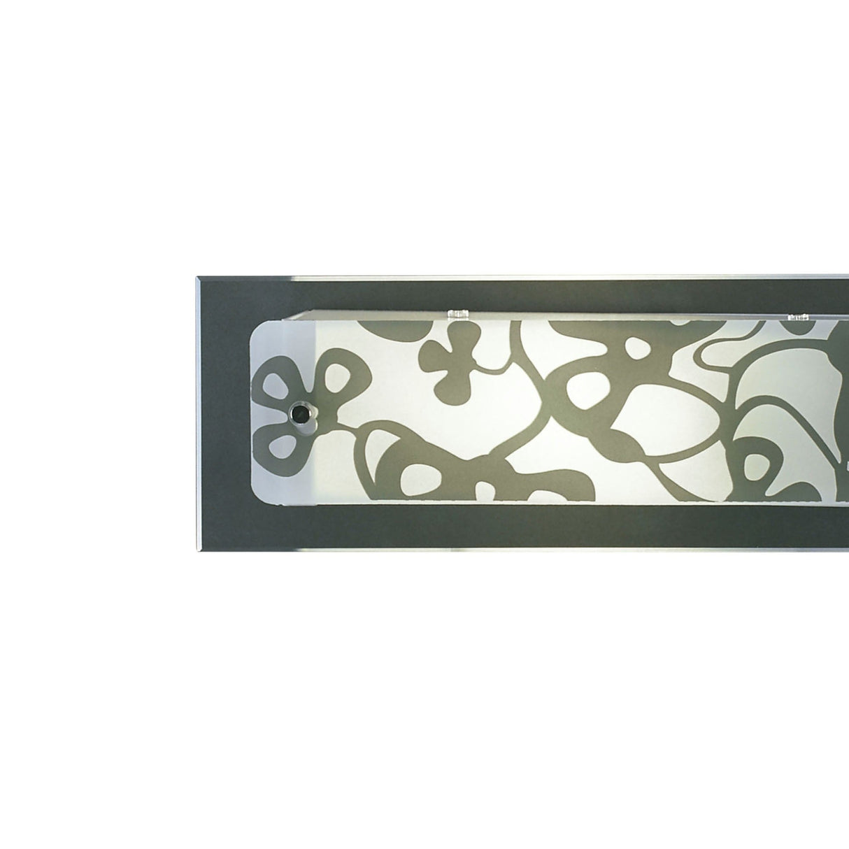 Euphoria 1 Light Small Bar Wall Light - Chrome/Opal White
