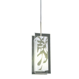 Euphoria 1 Light Glass Pendant Light - Polished Chrome & Opal White