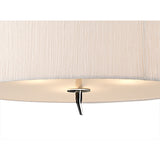 Eve 3 Light Pendant Light – Polished Chrome With White Shade