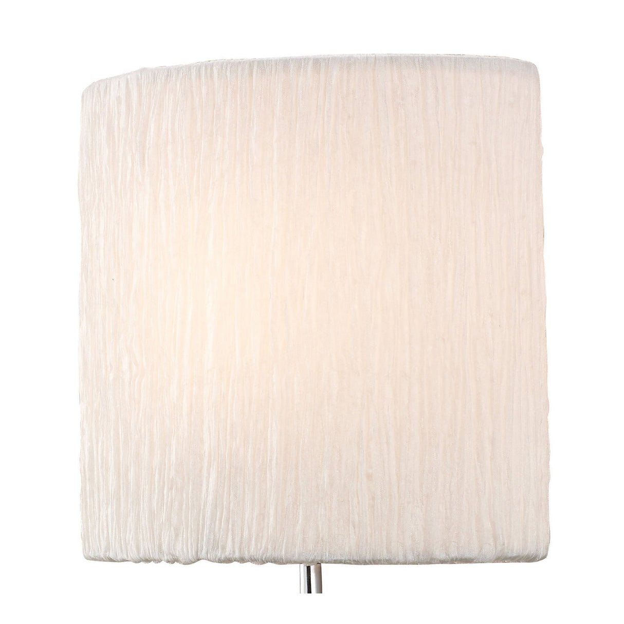 Eve 1 Light Wall Light - Chrome With White Shade