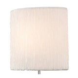Eve 1 Light Wall Light - Chrome With White Shade
