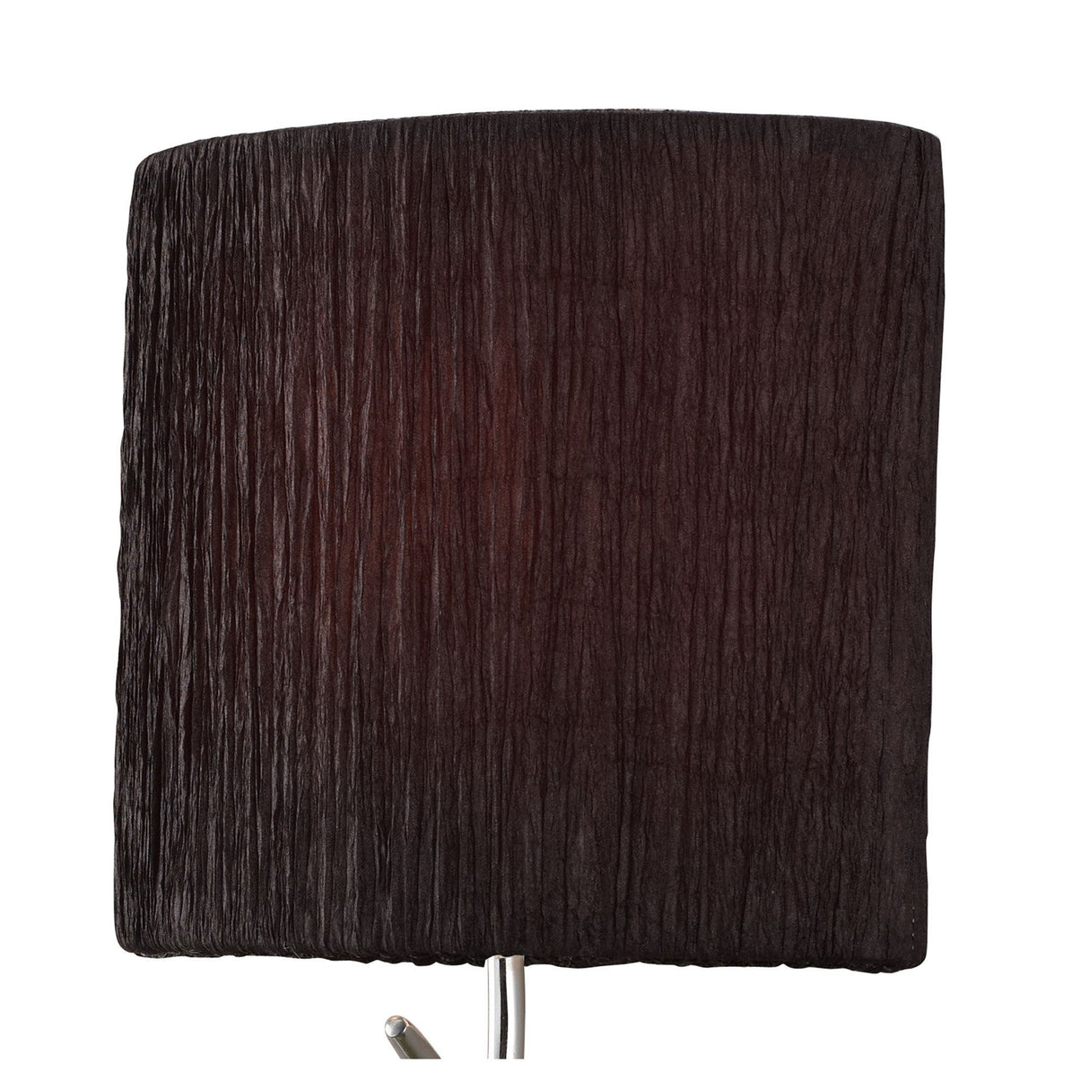 Eve 1 Light Wall Light - Chrome With Black Shade