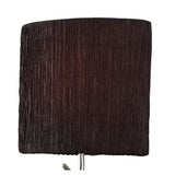 Eve 1 Light Wall Light - Chrome With Black Shade