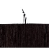Eve 2 Light Table Lamp - Polished Chrome With Black Round Shade