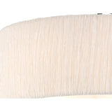 Eve 2 Light Semi-Flush Ceiling Light - Anthracite/Ivory