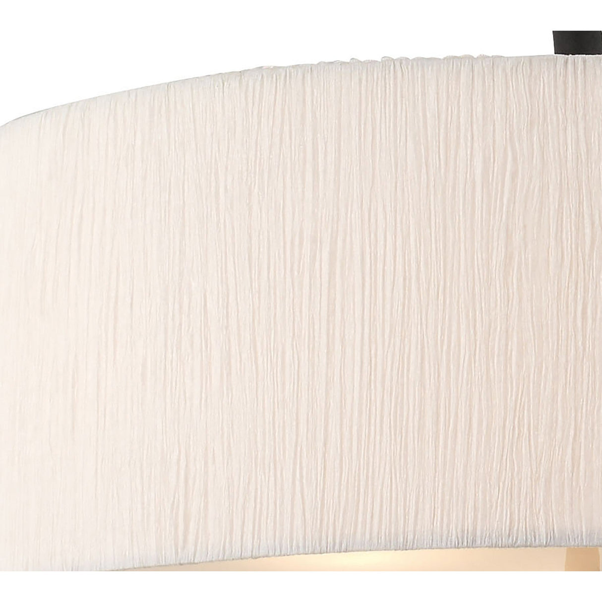 Eve 3 Light Pendant Light – Anthracite With White Shade