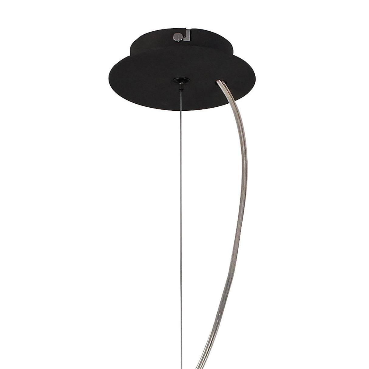 Eve 3 Light Pendant Light – Anthracite With Black Shade