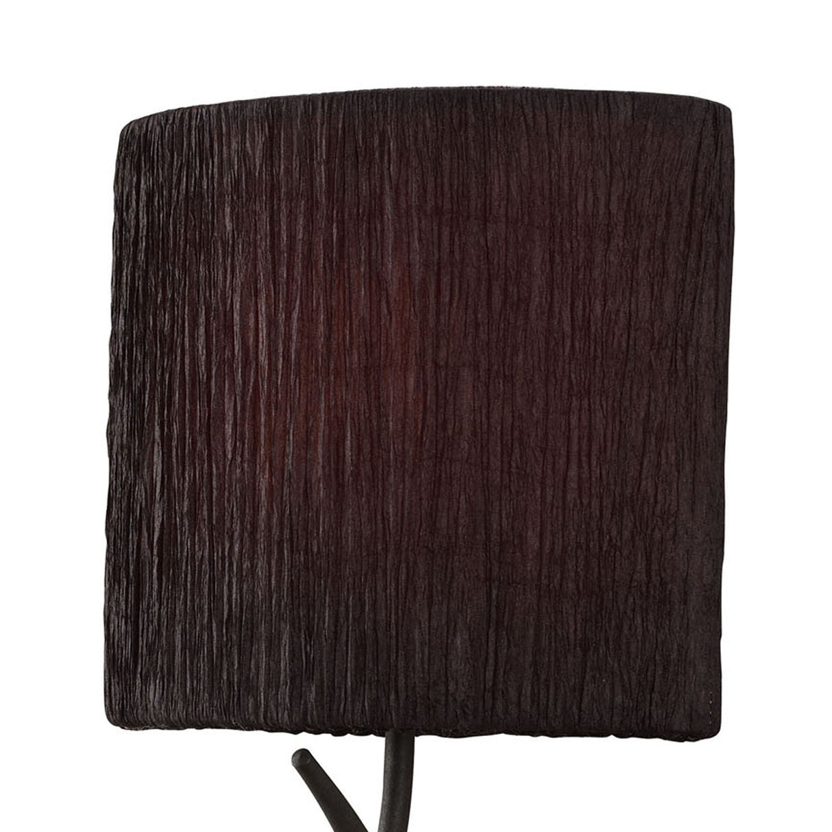 Eve  1 Light Wall Light - Anthracite With Black Shade