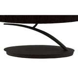 Eve 2 Light Table Lamp - Anthracite With Black Oval Shade