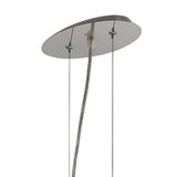 Evelyn 4 Light Crystal Linear Suspension Light/Semi-Flush - Chrome With Black Shade
