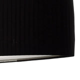 Evelyn 4 Light Crystal Linear Suspension Light/Semi-Flush - Chrome With Black Shade