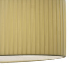 Evelyn 4 Light Crystal Linear Suspension Light/Semi-Flush - Chrome With Cream Shade