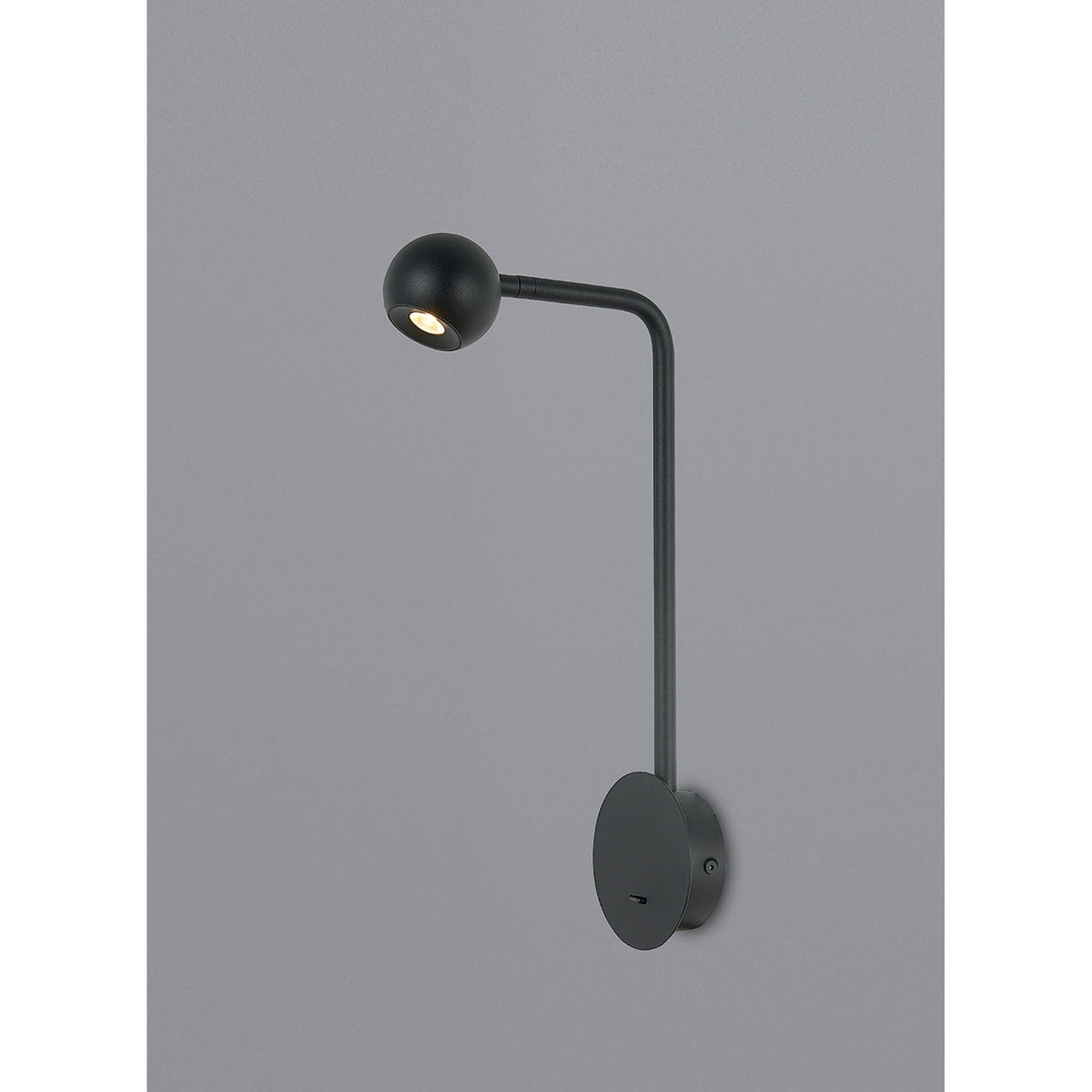 Eyes LED Wall Light With Switch 6W 3000K - Sand Black