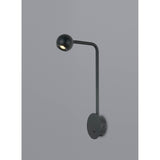 Eyes LED Wall Light With Switch 6W 3000K - Sand Black
