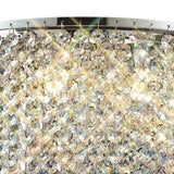 Fabio 2 Light Crystal Wall Light With Switch - Chrome