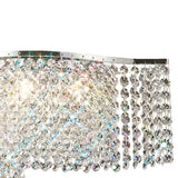 Fabio 71cm 6 Light Crystal Chandelier/Semi-Flush - Polished Chrome