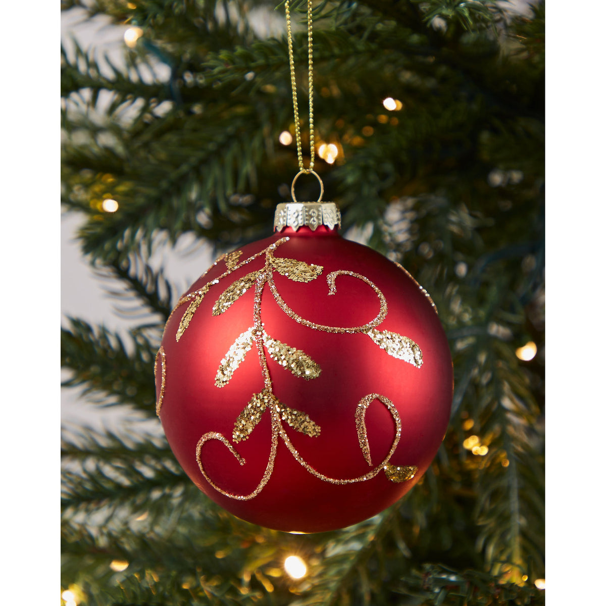 Fanore Christmas Bauble - Red