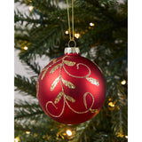 Fanore Christmas Bauble - Red