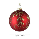 Fanore Christmas Bauble - Red