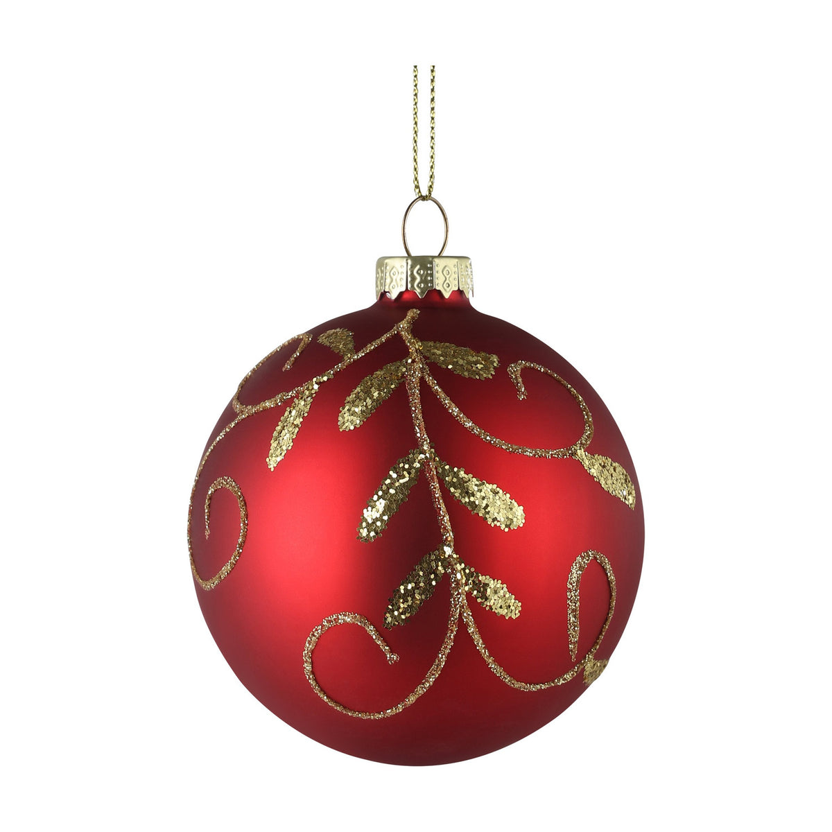 Fanore Christmas Bauble - Red