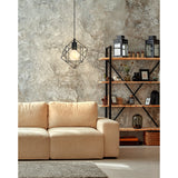 Fanvenne Pendant Light 24 x 20.5cm - Black