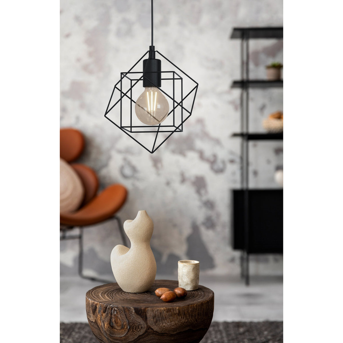 Fanvenne Pendant Light 24 x 20.5cm - Black