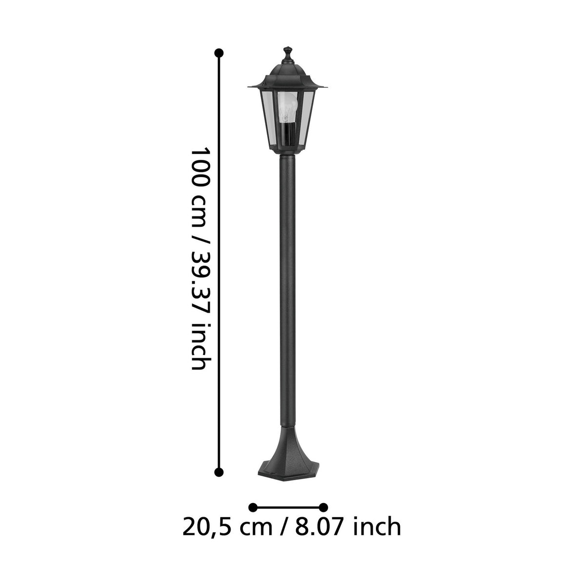 Fasvette Bollard Light - Black