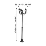 Fasvette Lamp Post - Black