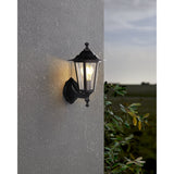 Fasvette Upward Outdoor Wall Light - Black