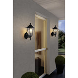 Fasvette Upward Outdoor Wall Light - Black