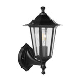 Fasvette Upward Outdoor Wall Light - Black