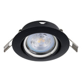 Favazzina Downlight 8.8cm Set of 3 - Black