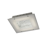 Felix LED Crystal Flush Ceiling Light 3600K 16W - Polished Chrome