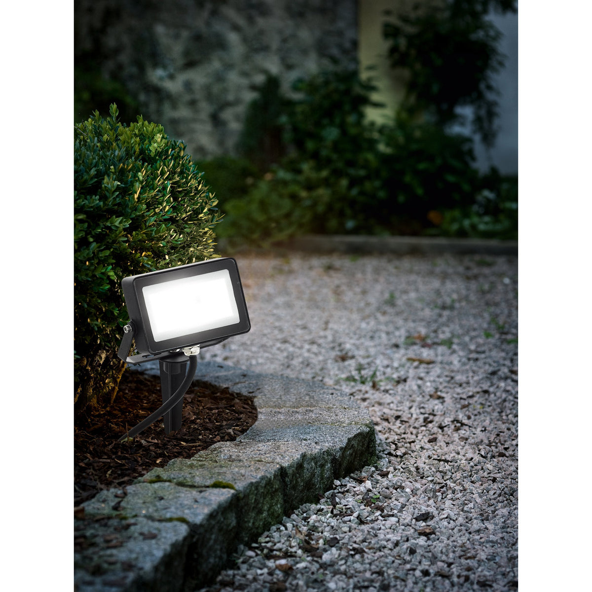 Fesvine Colour Changing LED Flood Light - Black