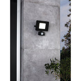 Fesvine LED Flood Light with Motion Sensor 13cm - Black