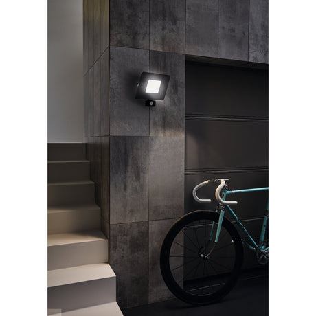 Fesvine LED Flood Light with Motion Sensor 20.5cm - Black