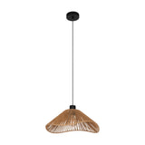 Fevorne Paper Pendant Light - Black & Natural