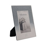 16th Birthday Glitter Mirror Glass Photo Frame 6 x 4in - Silver